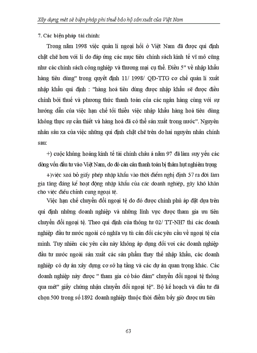 image for page Xây dựng một số biện pháp phi thuế bảo hộ sản xuất của Việt Nam