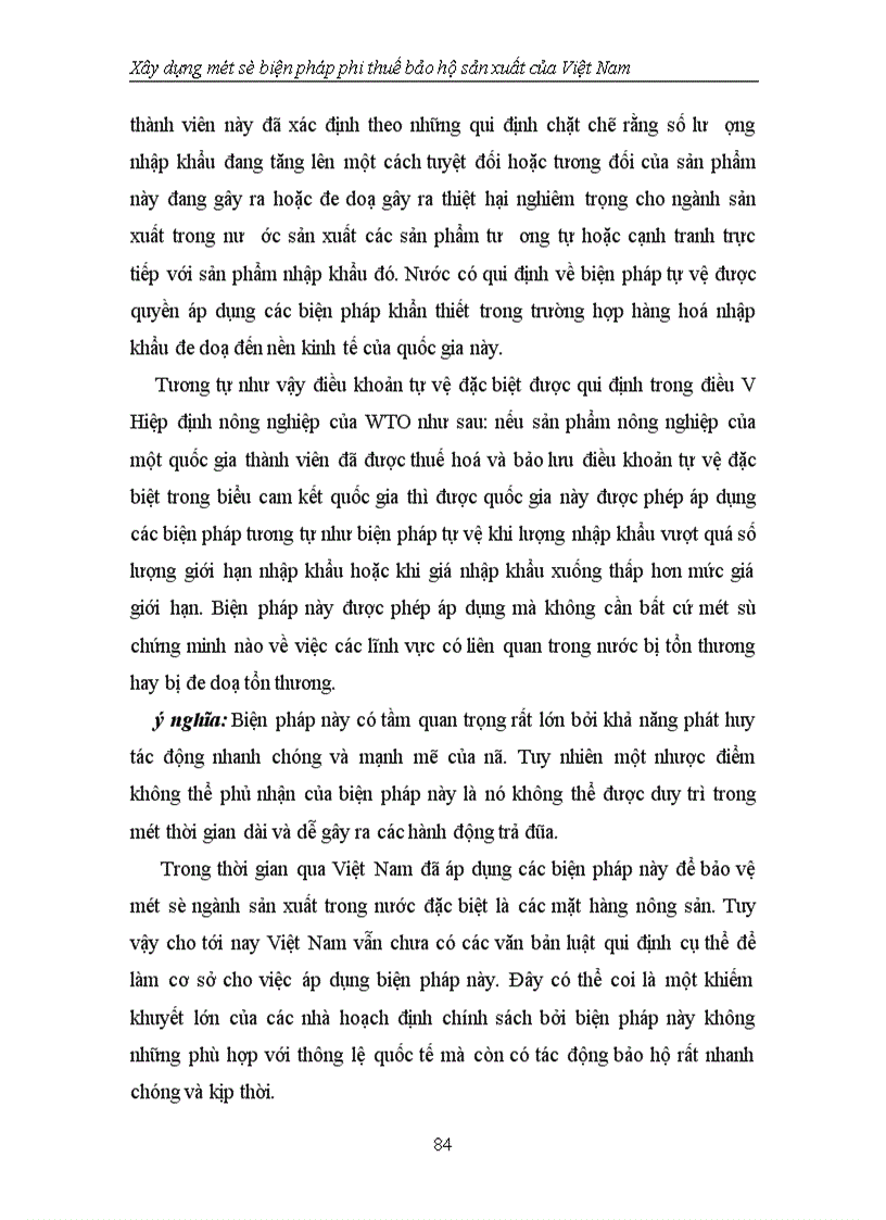 image for page Xây dựng một số biện pháp phi thuế bảo hộ sản xuất của Việt Nam