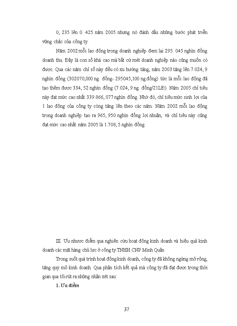 image for page Biện pháp nâng cao hiệu quả kinh doanh các mặt hàng chủ lực tại công ty TNHH CNP Minh Quân Chương I 1