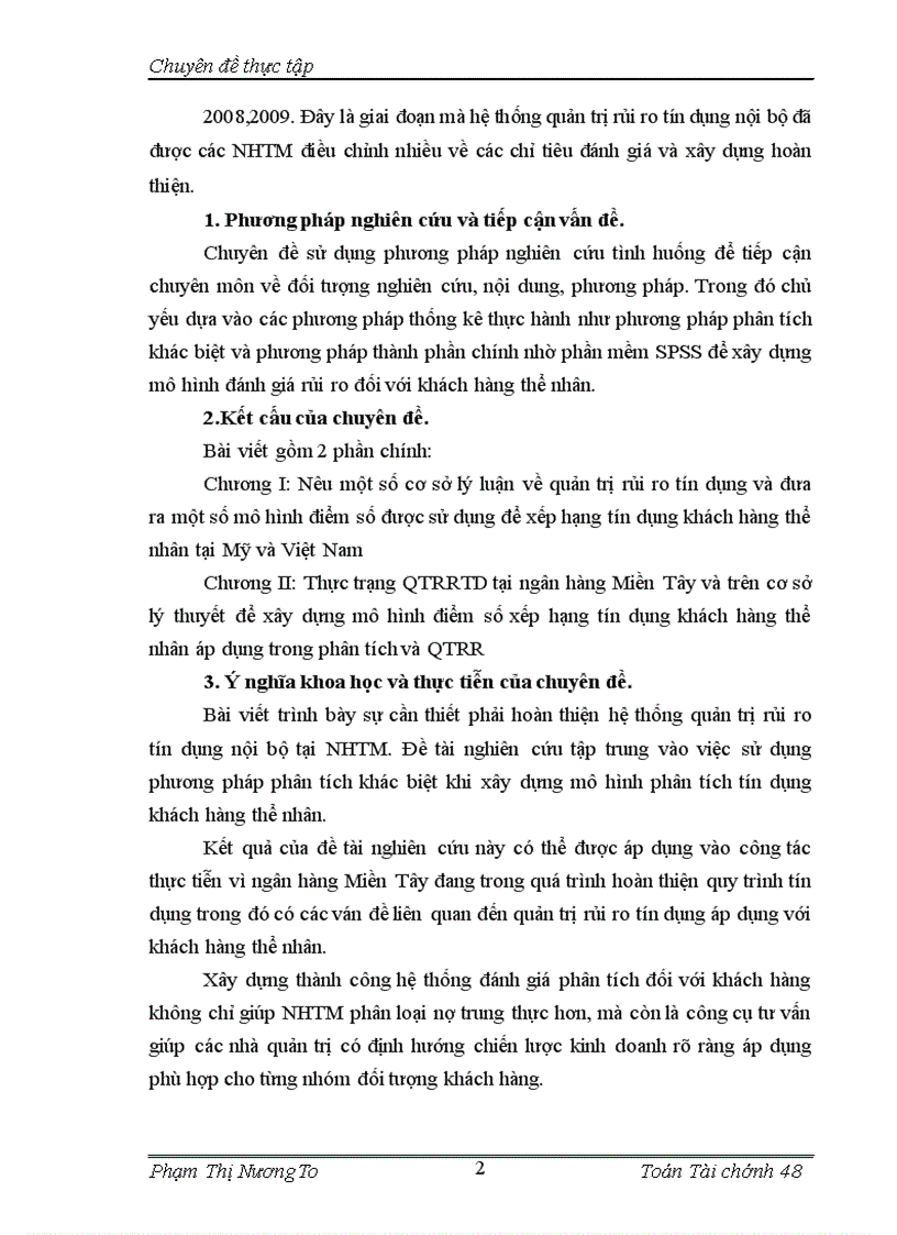 image for page Mô hình hóa trong phân tích và quản trị rủi ro tín dụng đối với khách hàng thể nhân của ngân hàng thương mại 1