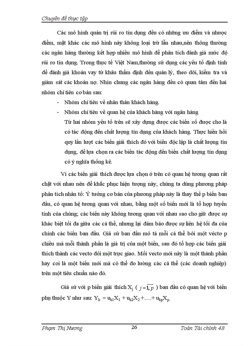 image for page Mô hình hóa trong phân tích và quản trị rủi ro tín dụng đối với khách hàng thể nhân của ngân hàng thương mại 1
