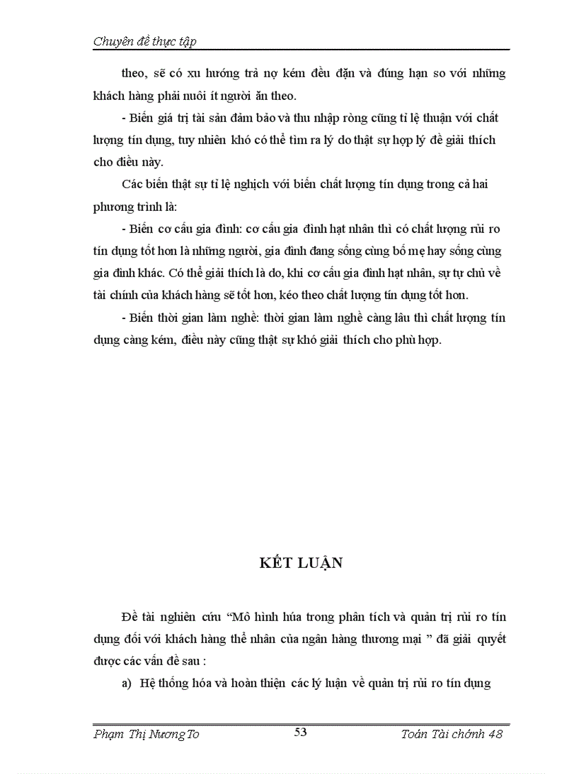 image for page Mô hình hóa trong phân tích và quản trị rủi ro tín dụng đối với khách hàng thể nhân của ngân hàng thương mại 1