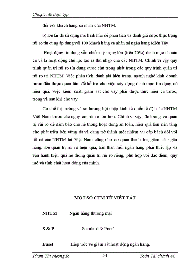 image for page Mô hình hóa trong phân tích và quản trị rủi ro tín dụng đối với khách hàng thể nhân của ngân hàng thương mại 1
