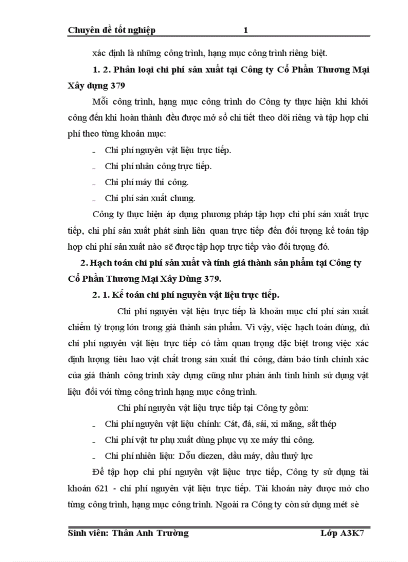image for page Tổ chức công tác kế toán chi phí sản xuất và tính giá thành sản phẩm tại Công ty Cổ Phần Thương Mại Xây Dựng 379 1