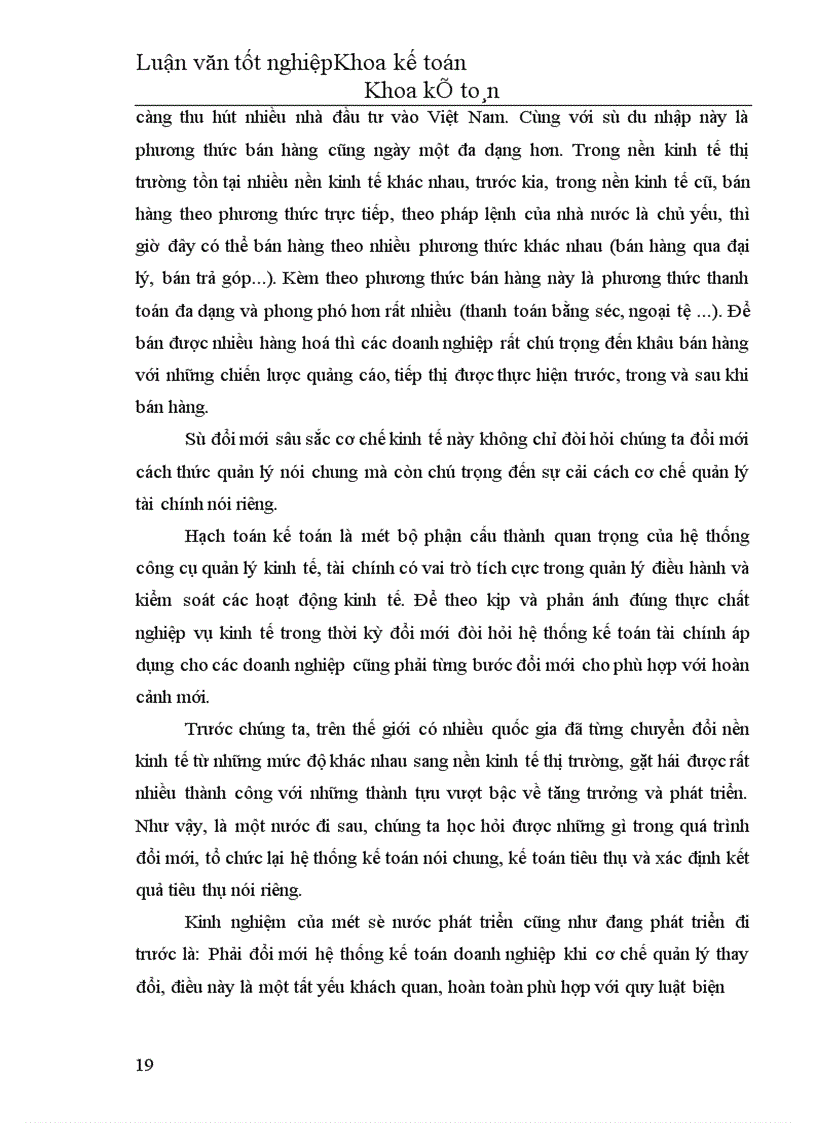 image for page Hoàn thiện hạch toán tiêu thụ hàng hoá và xác định kết quả tiêu thụ tại Công ty Thương mại Lâm sản Hà Nội 1