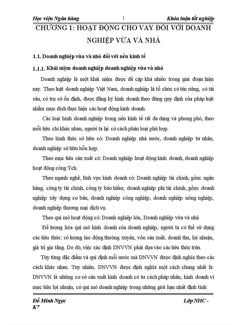 image for page Giải pháp mở rộng hoạt động cho vay đối với doanh nghiệp vừa và nhỏ tại ngân hàng thương mại cổ phần Sài Gòn chi nhánh Hà Nội SCB Hà Nội 1