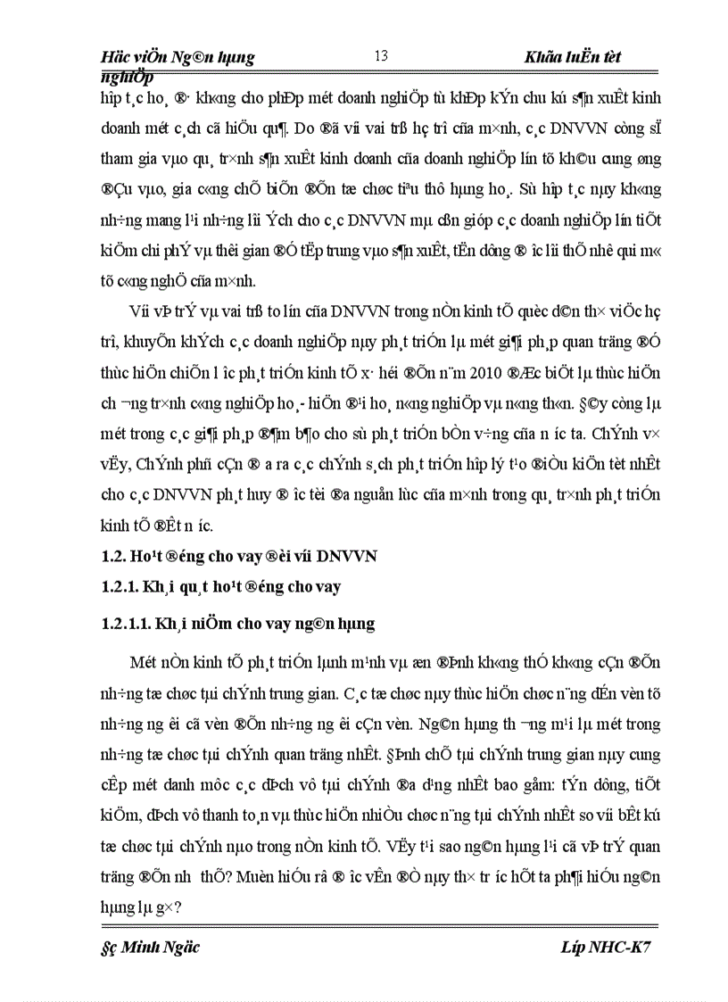 image for page Giải pháp mở rộng hoạt động cho vay đối với doanh nghiệp vừa và nhỏ tại ngân hàng thương mại cổ phần Sài Gòn chi nhánh Hà Nội SCB Hà Nội 1
