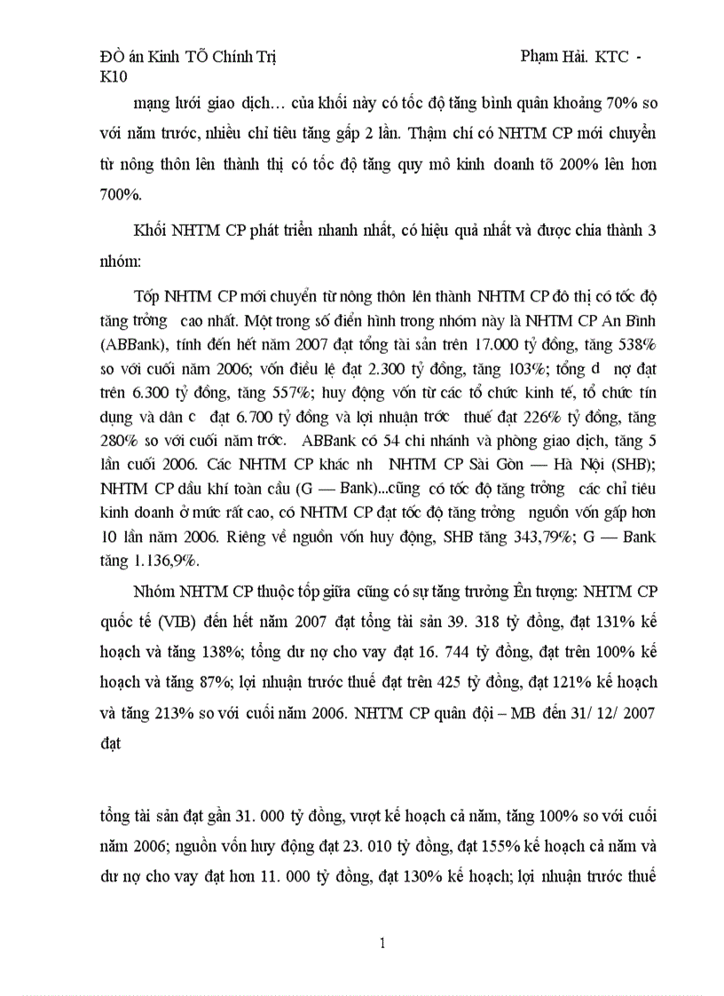 image for page Thị trường ngân hàng Việt Nam trong những năm gần đây 1