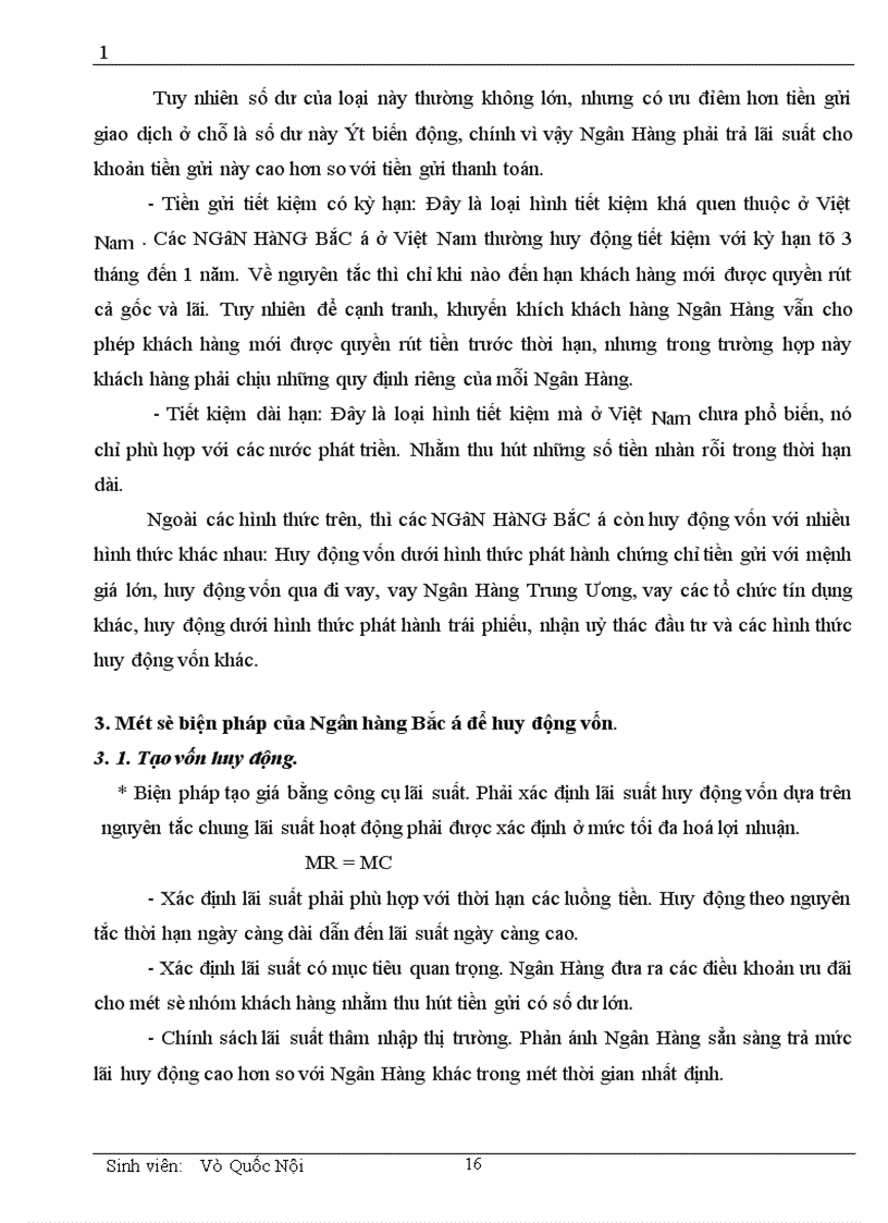 image for page Một số vấn đề cơ bản về vốn và kế toán huy động vốn tại chi nhánh NHNN PTNN Quận Tây Hồ 1
