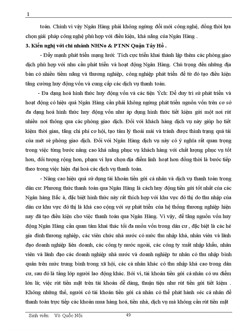 image for page Một số vấn đề cơ bản về vốn và kế toán huy động vốn tại chi nhánh NHNN PTNN Quận Tây Hồ 1