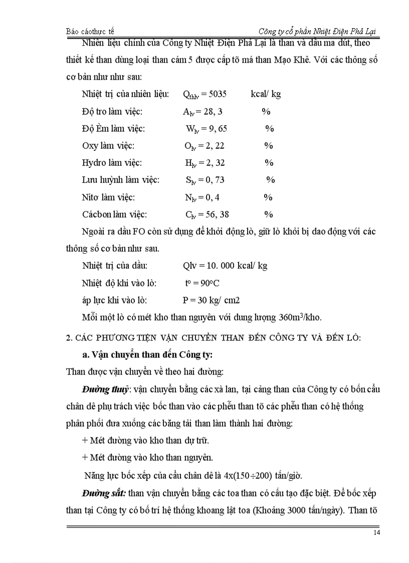image for page Báo cáo thực tập tổng hợp tại Công ty cổ phần Nhiệt Điện Phả Lại