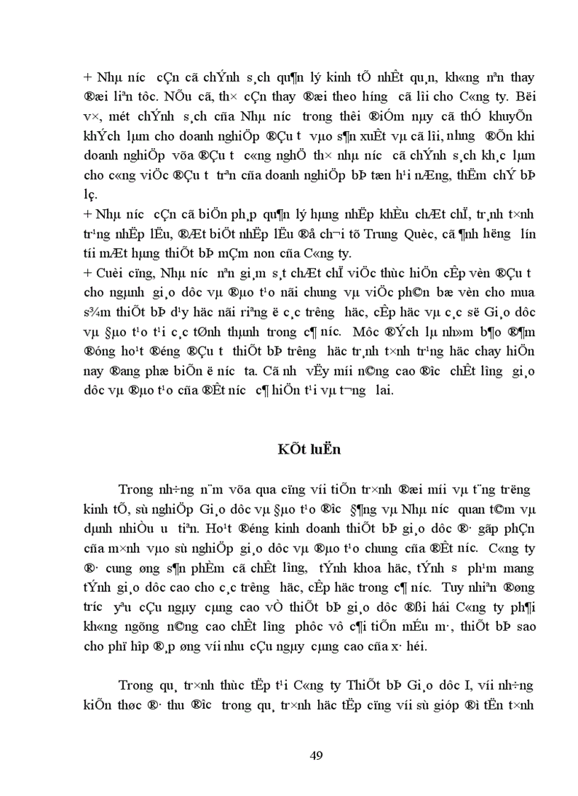 image for page Một số biện pháp nhằm nâng cao hiệu quả tiêu thụ hàng hoá ở Công ty Thiết bị Giáo dục I
