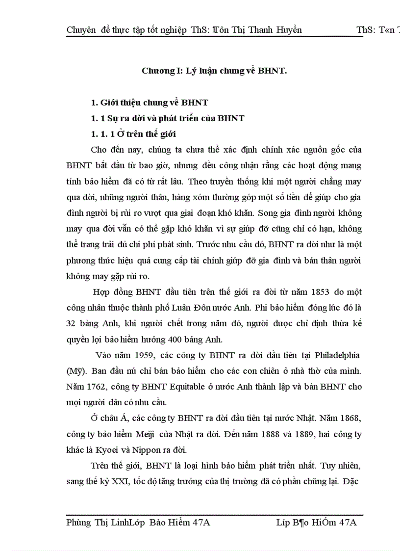 image for page Thực trạng công tác tuyển dụng và đào tạo đại lý tại Bảo Việt Nhân Thọ Hà Nội 1