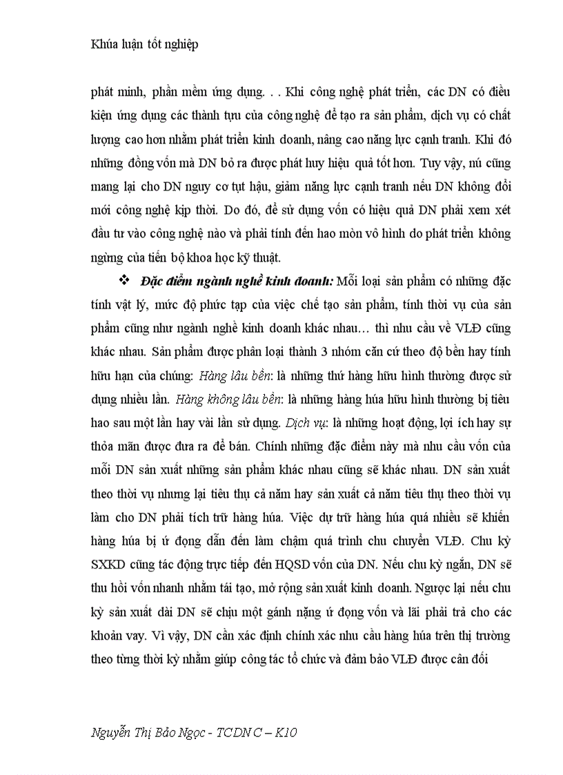 image for page Giải pháp nhằm nâng cao hiệu quả sử dụng vốn lưu động tại Công ty cổ phần Phát triển kỹ thuật và đầu tư 1