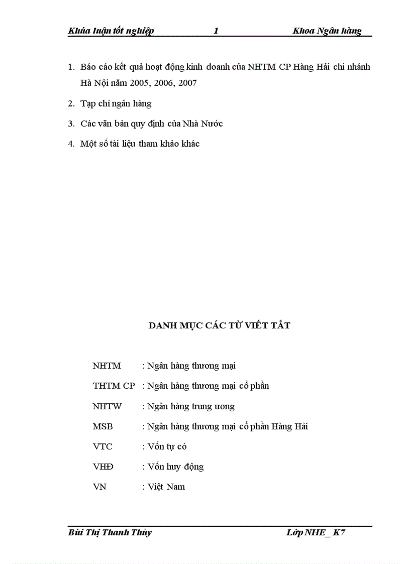 image for page Giải pháp mở rộng huy động vốn tại Ngân hàng TMCP Hàng Hải chi nhánh Hà Nội 1