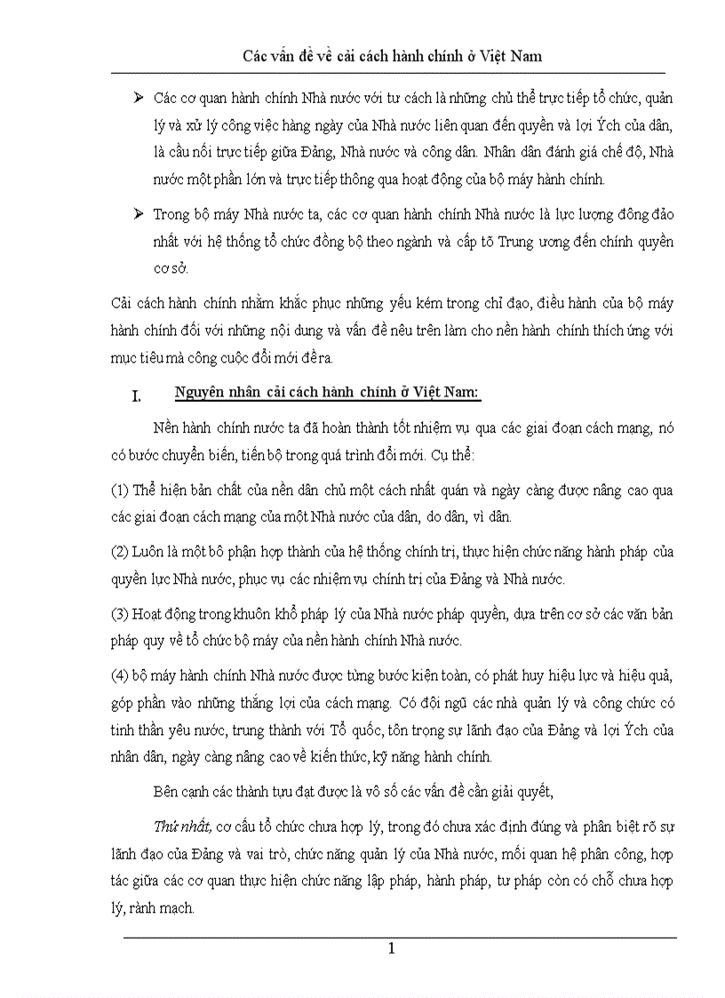 image for page Các vấn đề về cải cách hành chính ở Việt Nam 1