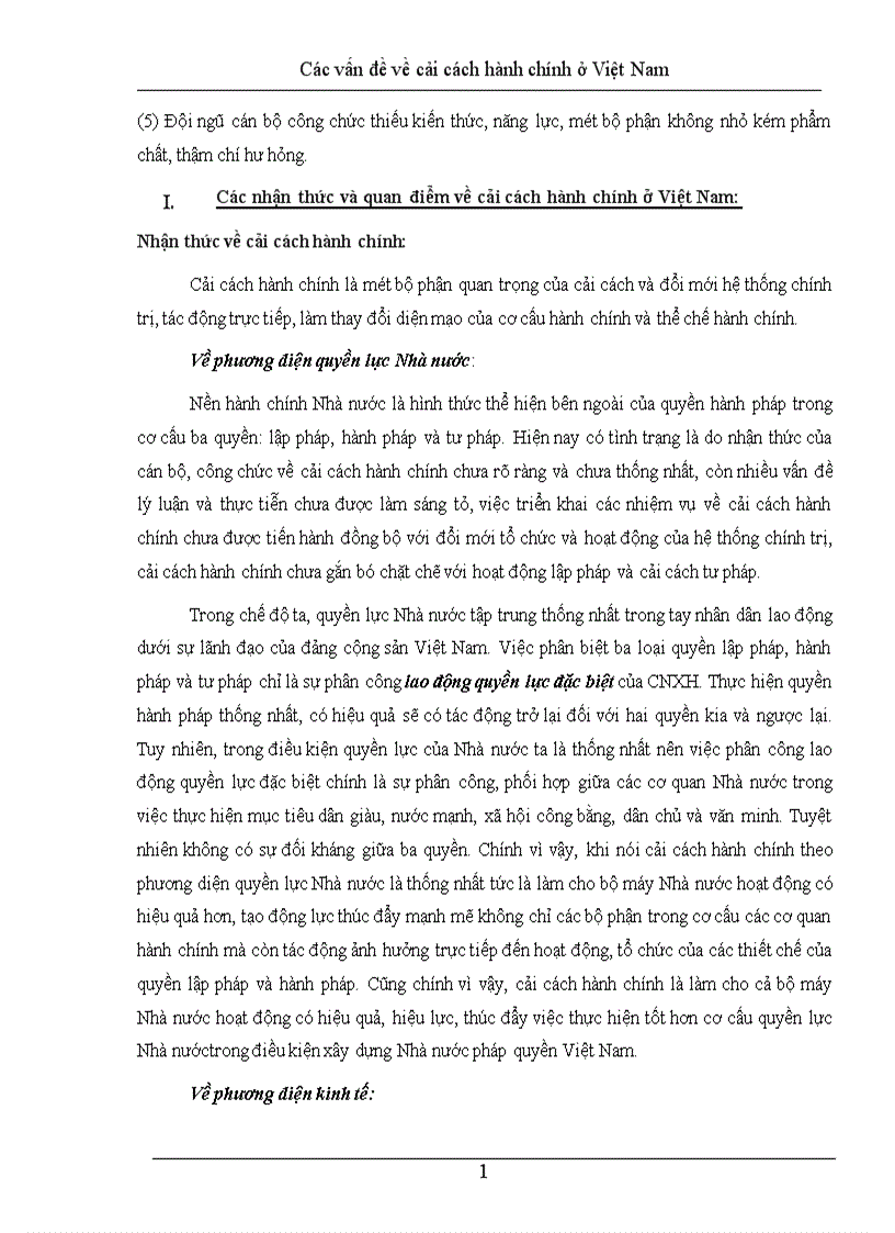image for page Các vấn đề về cải cách hành chính ở Việt Nam 1