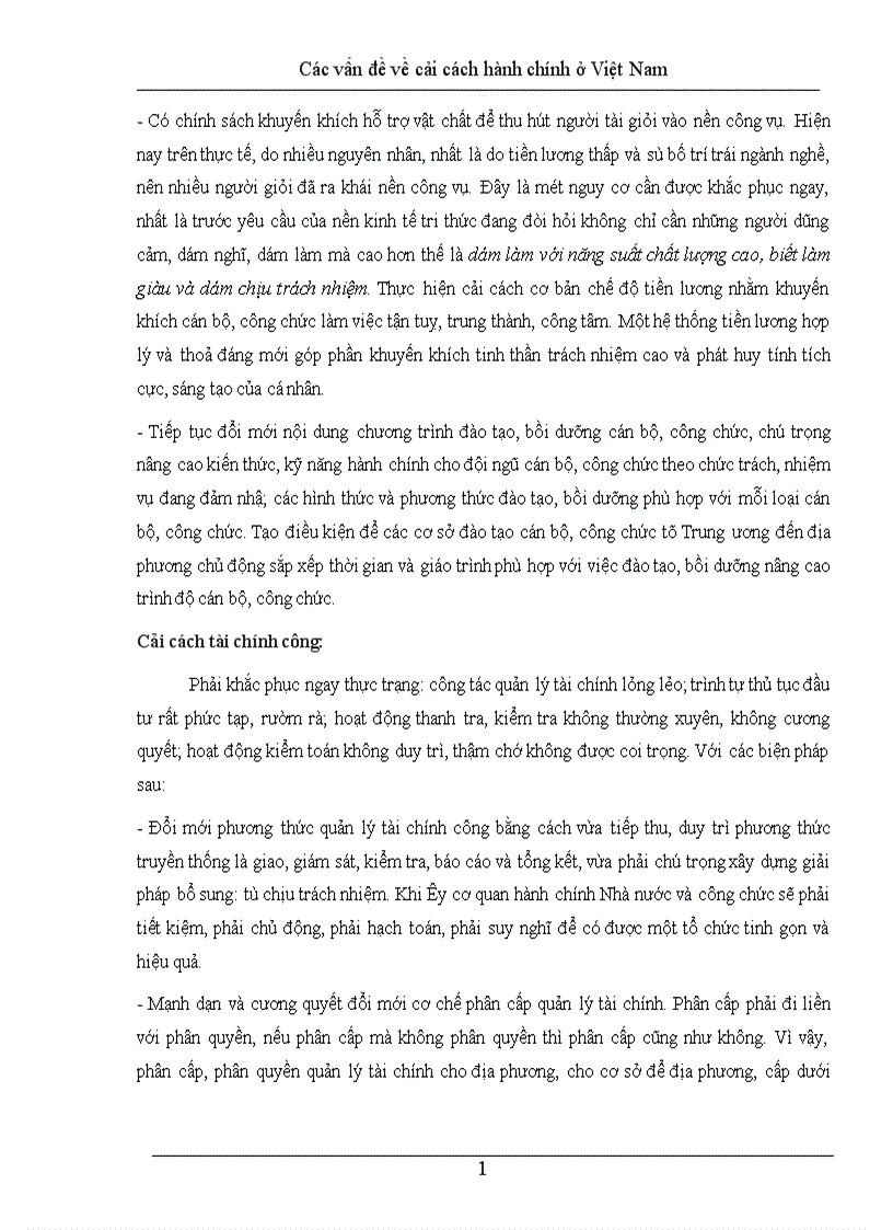 image for page Các vấn đề về cải cách hành chính ở Việt Nam 1