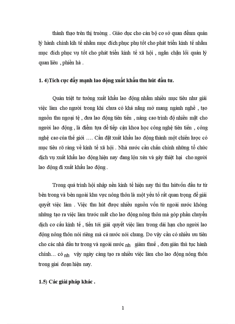 image for page Một số giải phát để giải quyết việc làm cho lao động nông thôn nước ta hiện nay