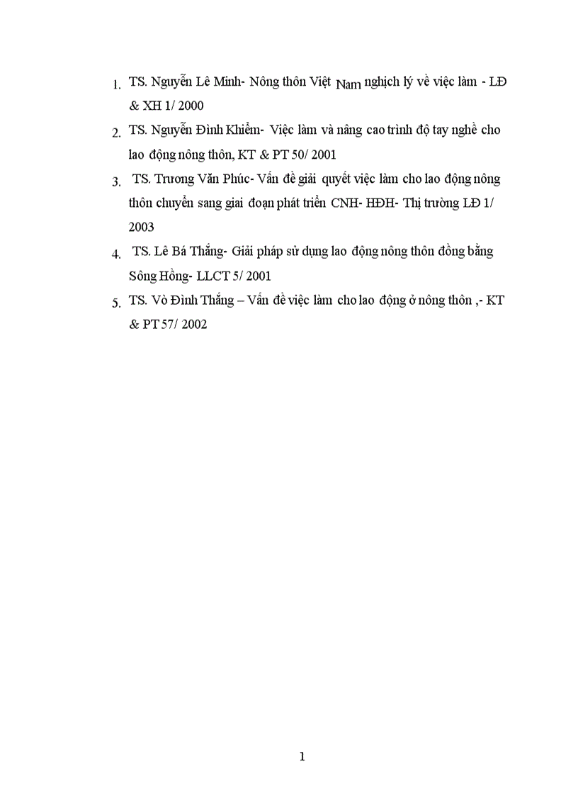 image for page Một số giải phát để giải quyết việc làm cho lao động nông thôn nước ta hiện nay