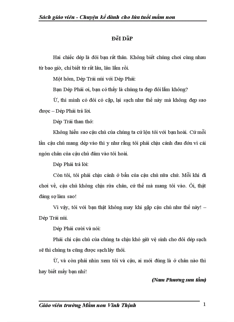 image for page Sách Chuyện kể dành cho lứa tuổi mầm non