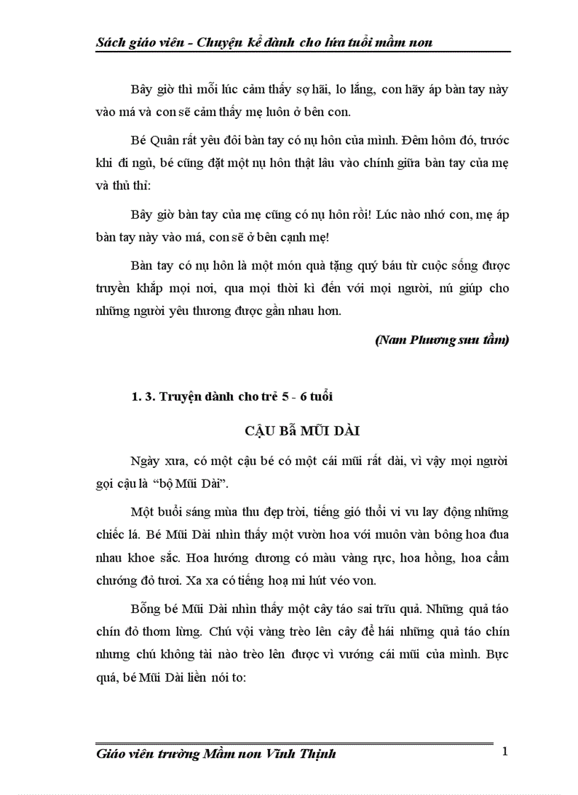 image for page Sách Chuyện kể dành cho lứa tuổi mầm non