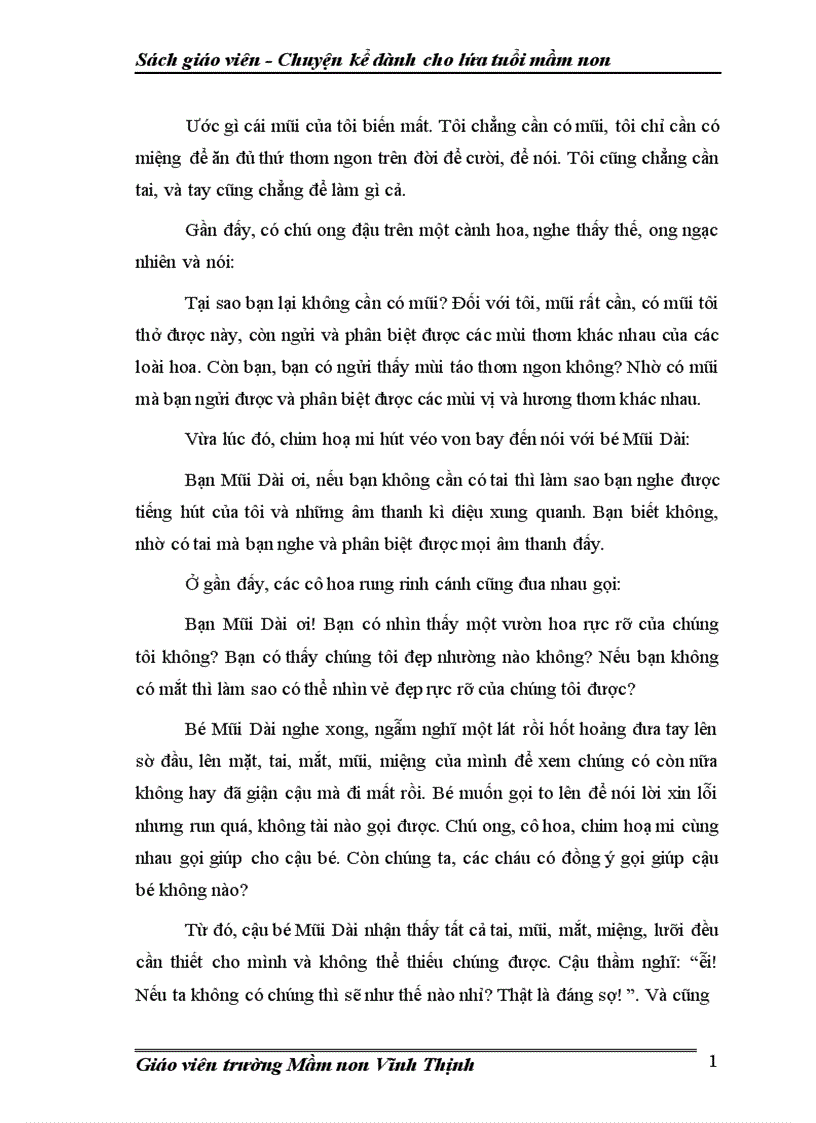 image for page Sách Chuyện kể dành cho lứa tuổi mầm non