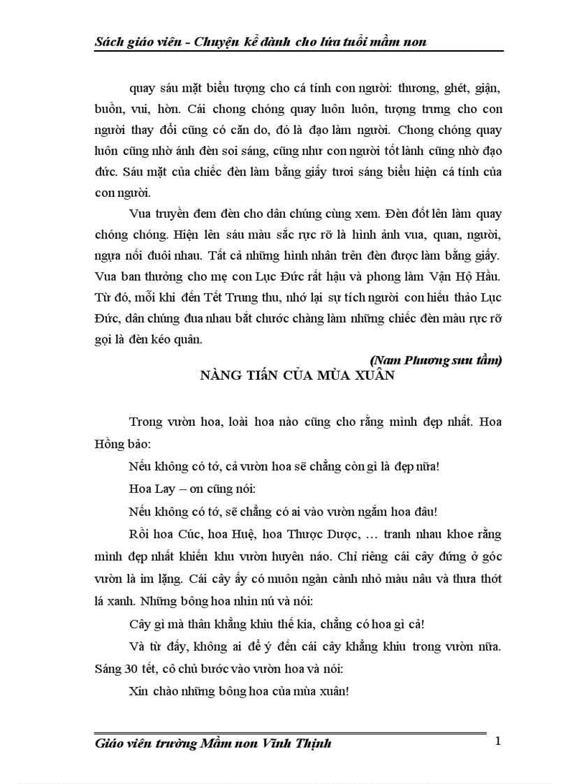 image for page Sách Chuyện kể dành cho lứa tuổi mầm non