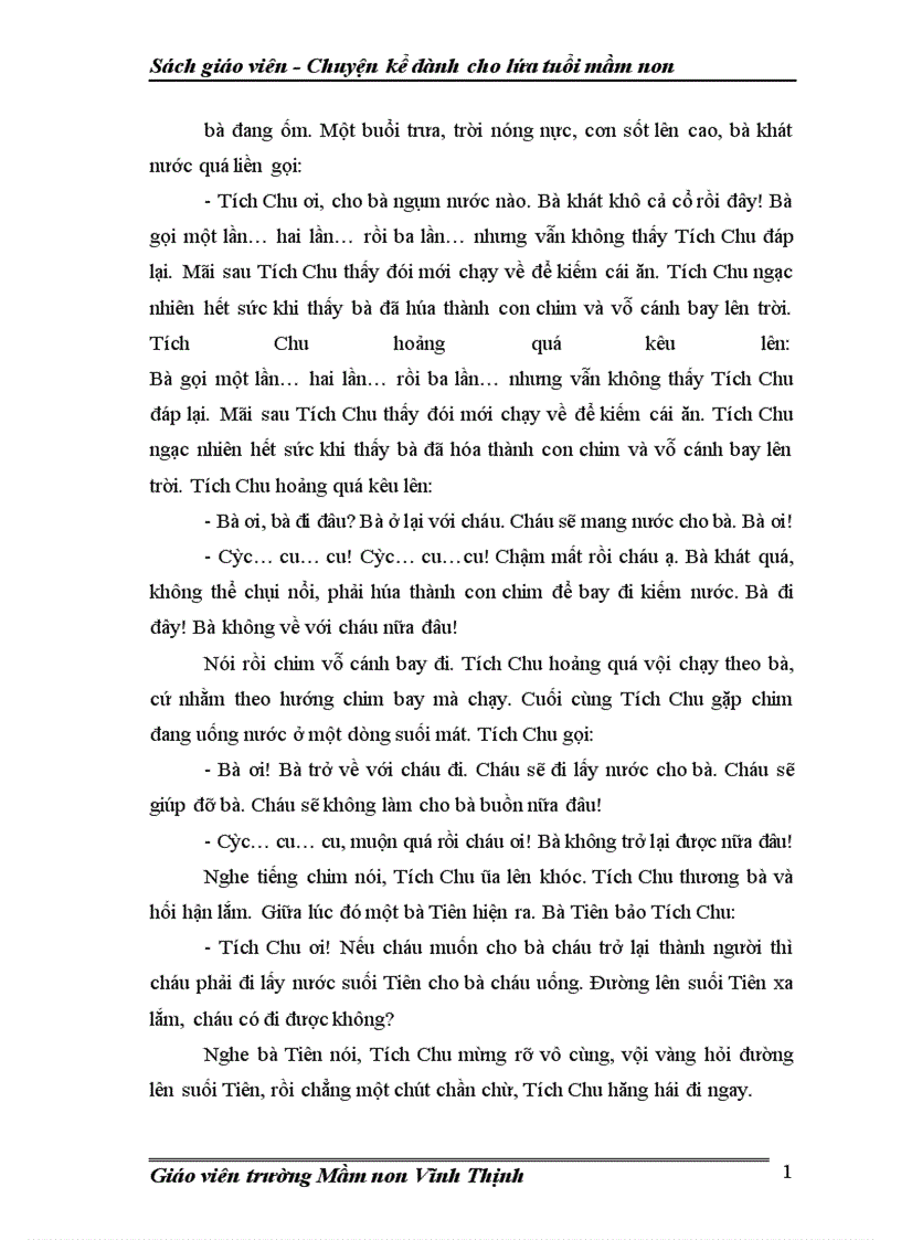 image for page Sách Chuyện kể dành cho lứa tuổi mầm non