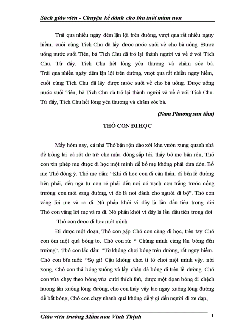 image for page Sách Chuyện kể dành cho lứa tuổi mầm non