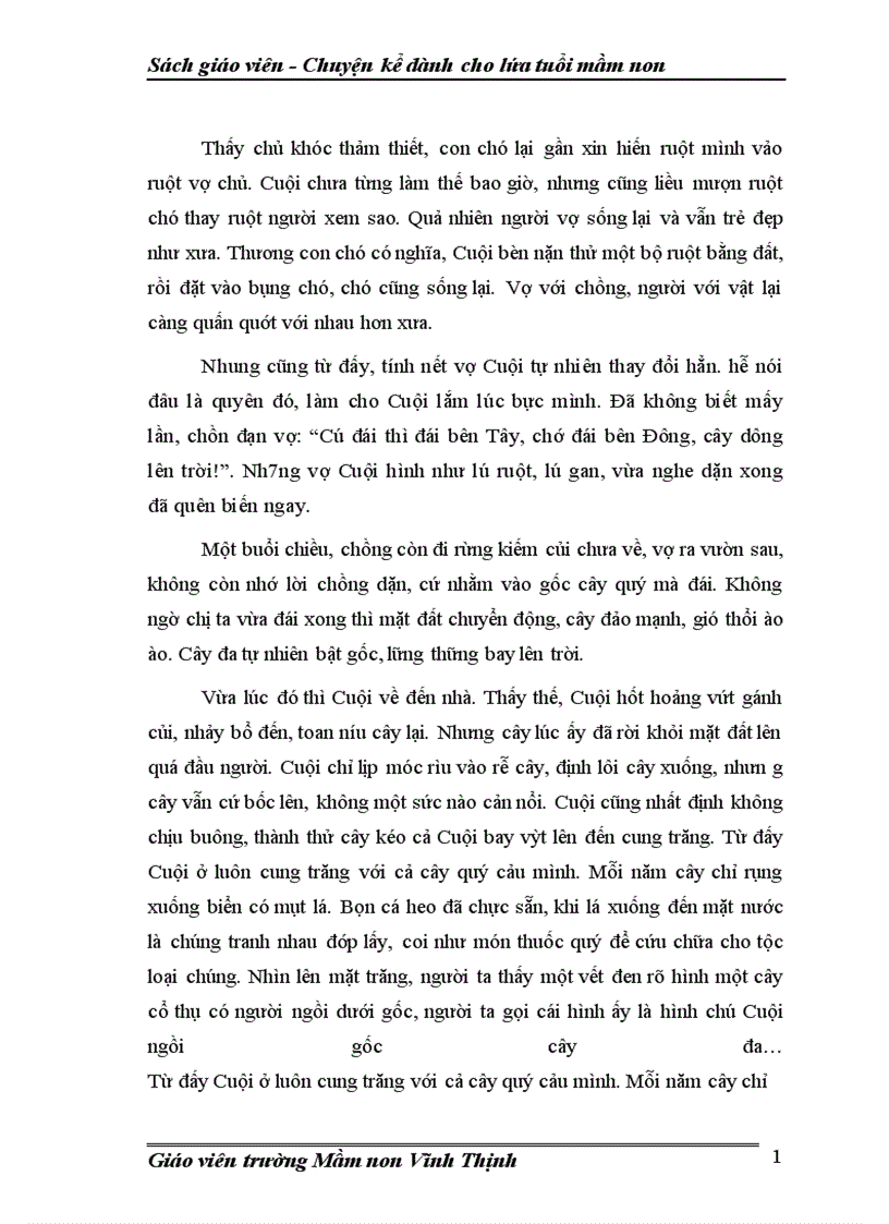 image for page Sách Chuyện kể dành cho lứa tuổi mầm non