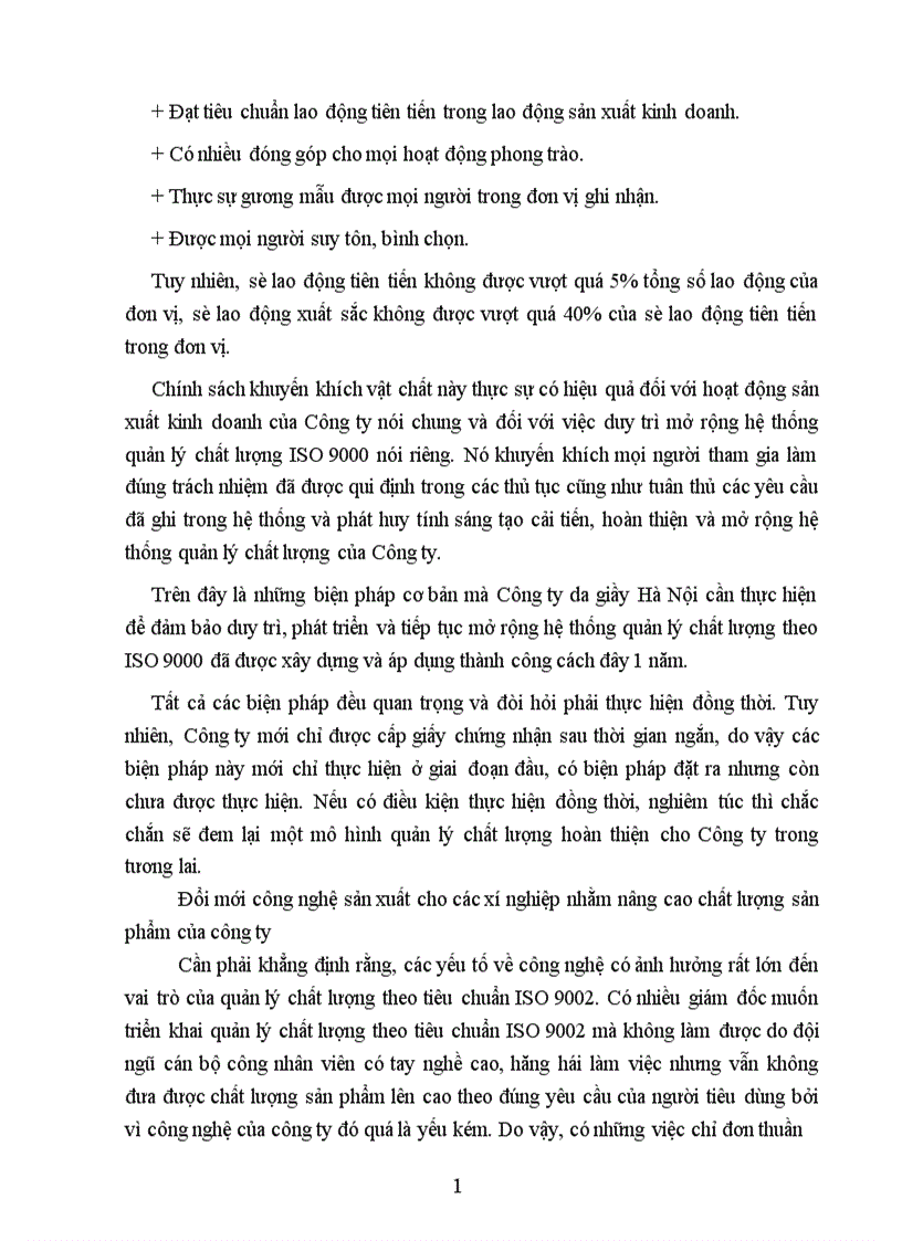 image for page Những biện pháp để duy trì và phát triển việc áp dụng hệ thống quản lý chất lượng theo ISO 9000 ỏ công ty CNHH thương mại Đại Đồng 1