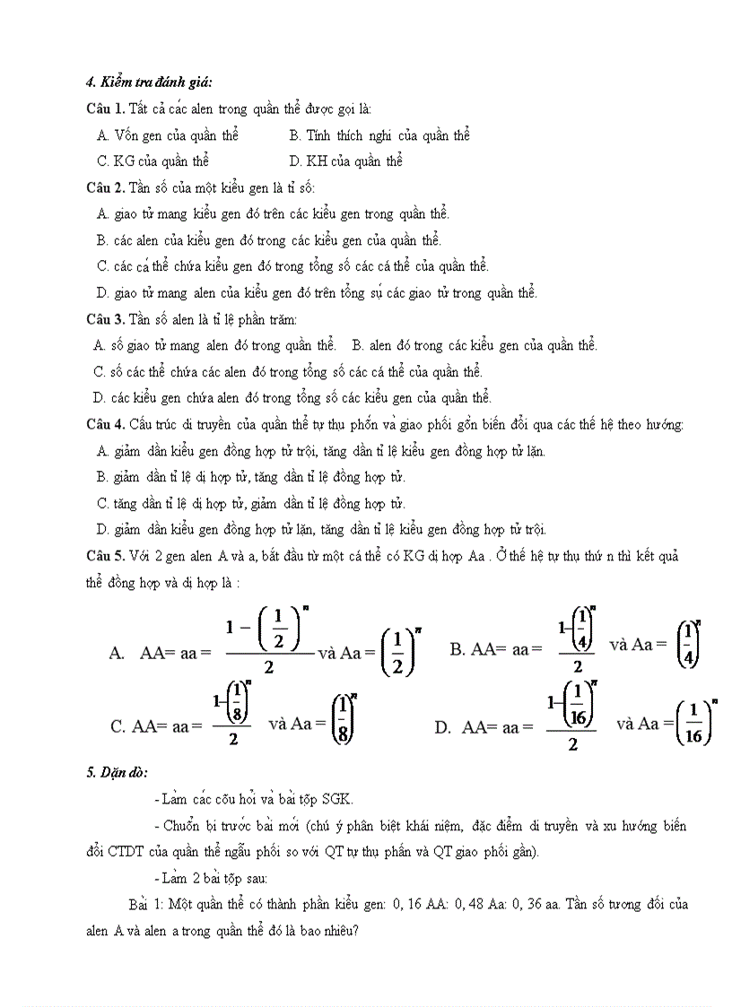 image for page Di truyền học quần thể