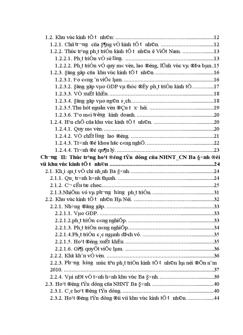 image for page Mở rộng hoạt động tín dụng đối với khu vực kinh tế tư nhân của ngân hàng ngoại thương nội chi nhánh Ba Đình 1