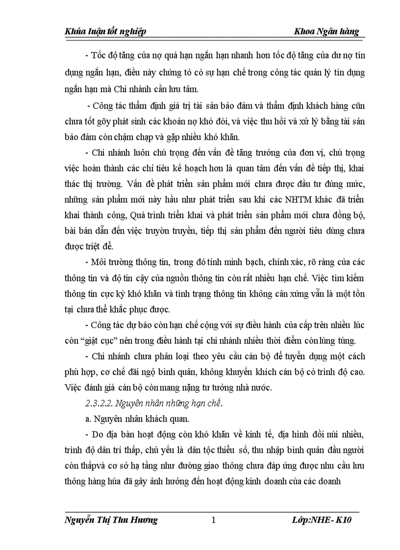 image for page Giải pháp nâng cao chất lượng tín dụng ngắn hạn tại Ngân hàng đầu tư và phát triển tỉnh Cao Bằng 1