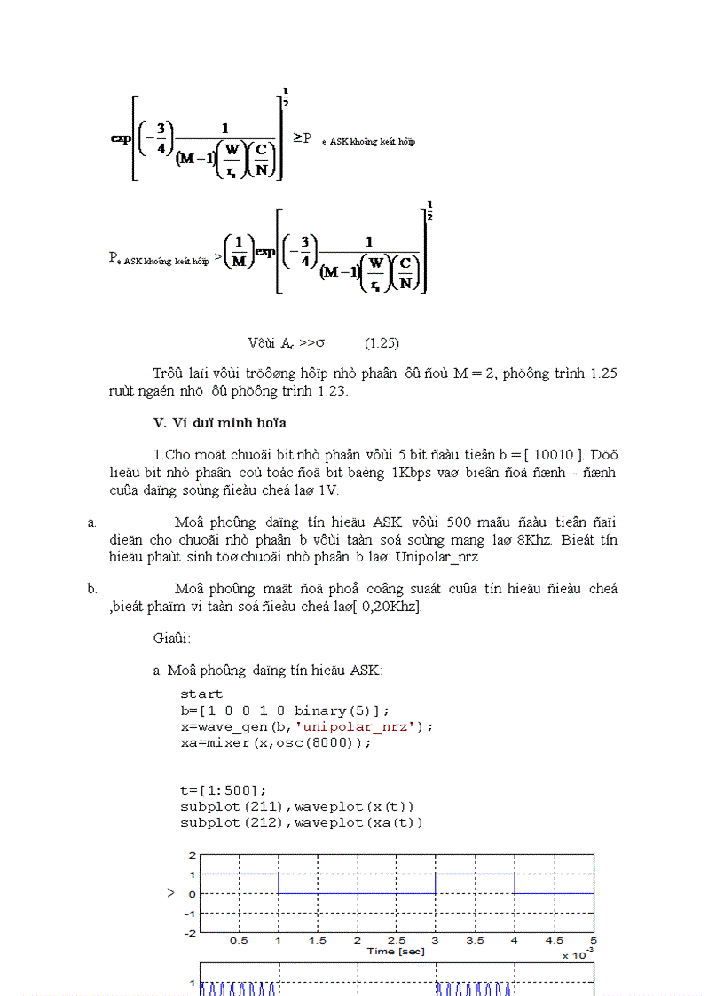 image for page Khảo sát tín hiệu điều chế dùng Matlab 1