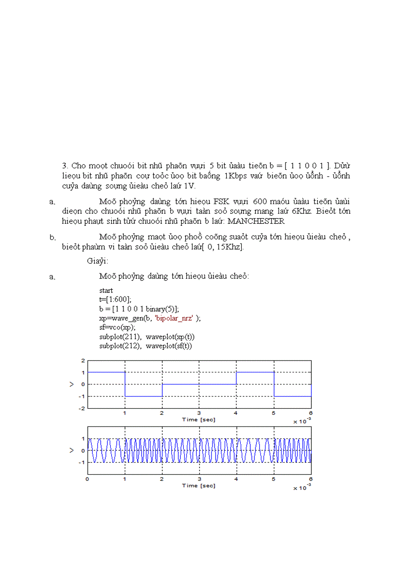 image for page Khảo sát tín hiệu điều chế dùng Matlab 1