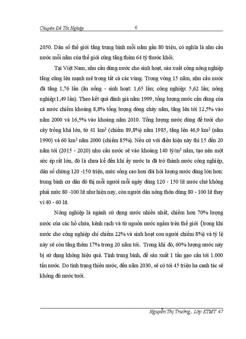 image for page Đánh giá hiệu quả của việc dử sụng nước thải trong sản xuất rau tại thôn Bằng B Hoàng Liệt Hoàng Mai 1