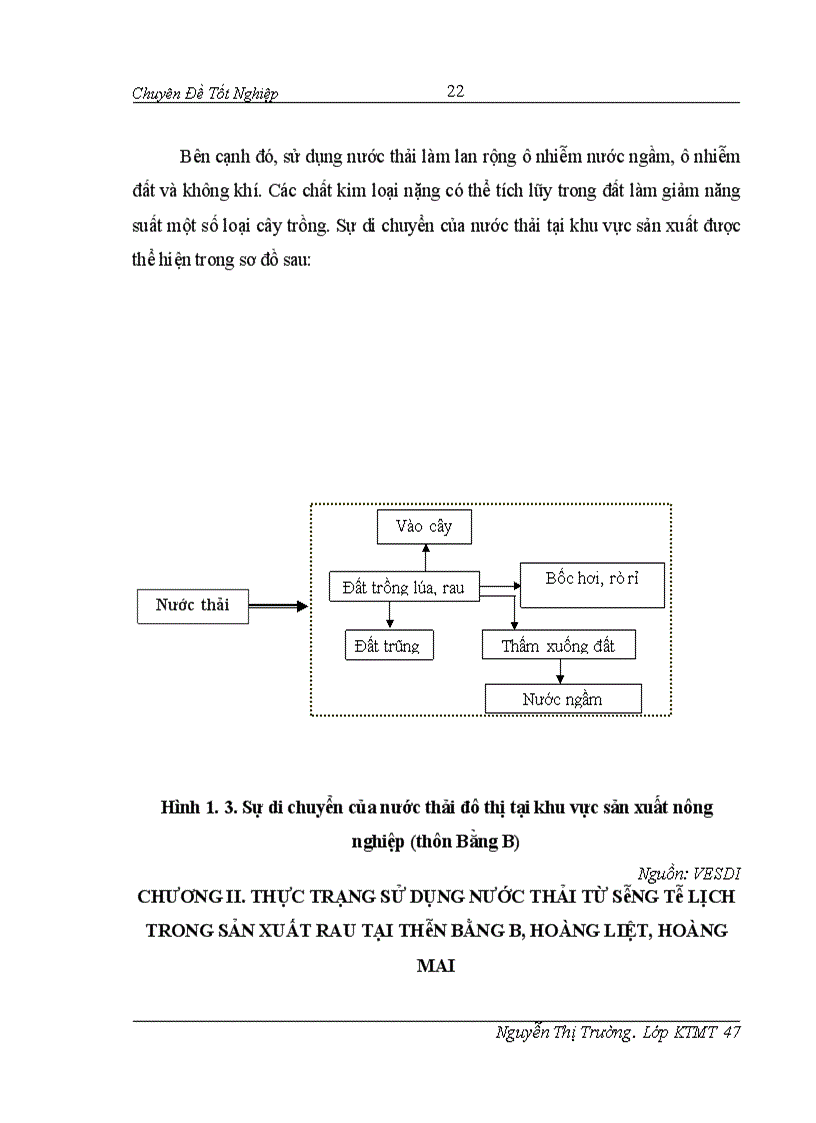 image for page Đánh giá hiệu quả của việc dử sụng nước thải trong sản xuất rau tại thôn Bằng B Hoàng Liệt Hoàng Mai 1
