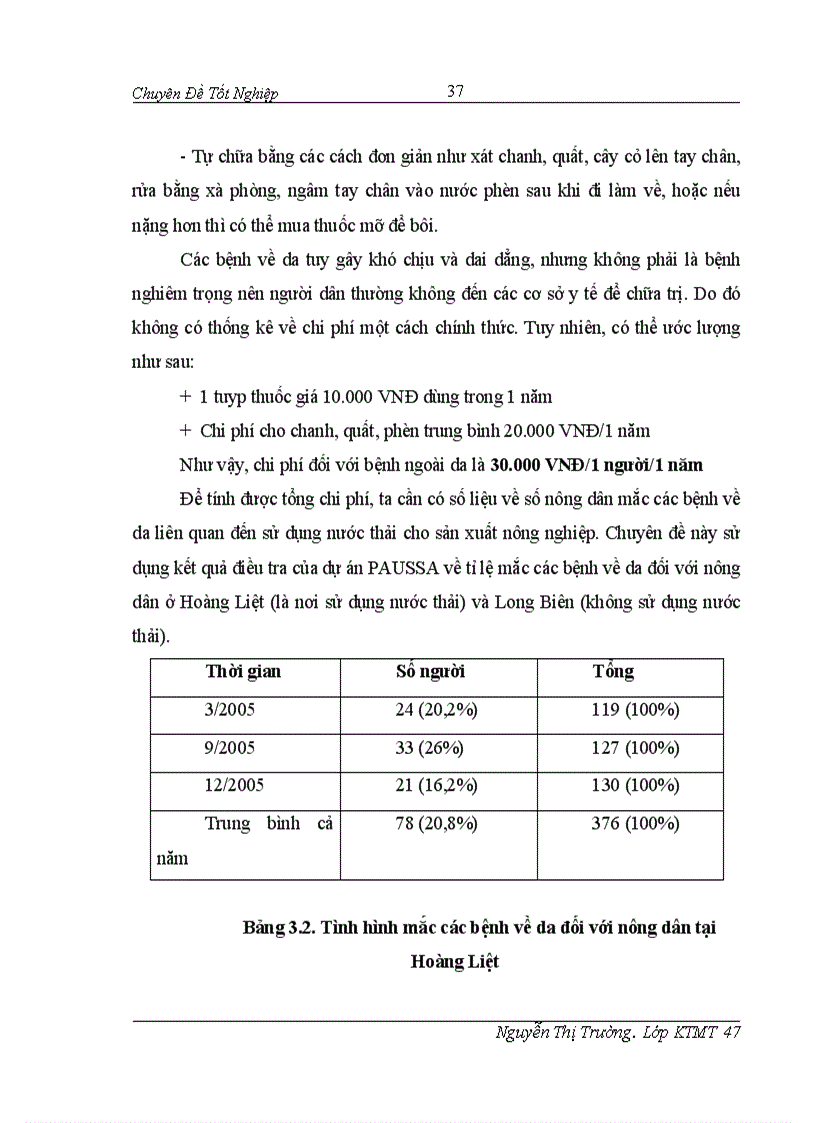 image for page Đánh giá hiệu quả của việc dử sụng nước thải trong sản xuất rau tại thôn Bằng B Hoàng Liệt Hoàng Mai 1