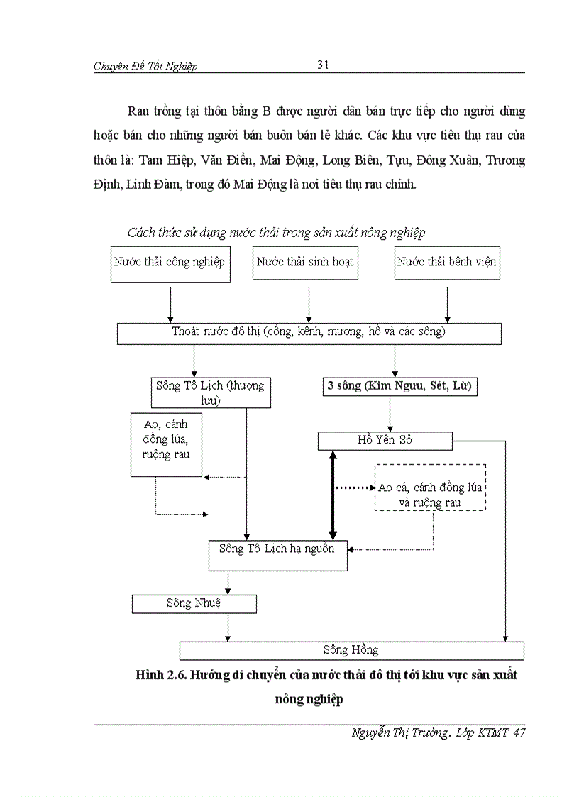 image for page Đánh giá hiệu quả của việc dử sụng nước thải trong sản xuất rau tại thôn Bằng B Hoàng Liệt Hoàng Mai 1