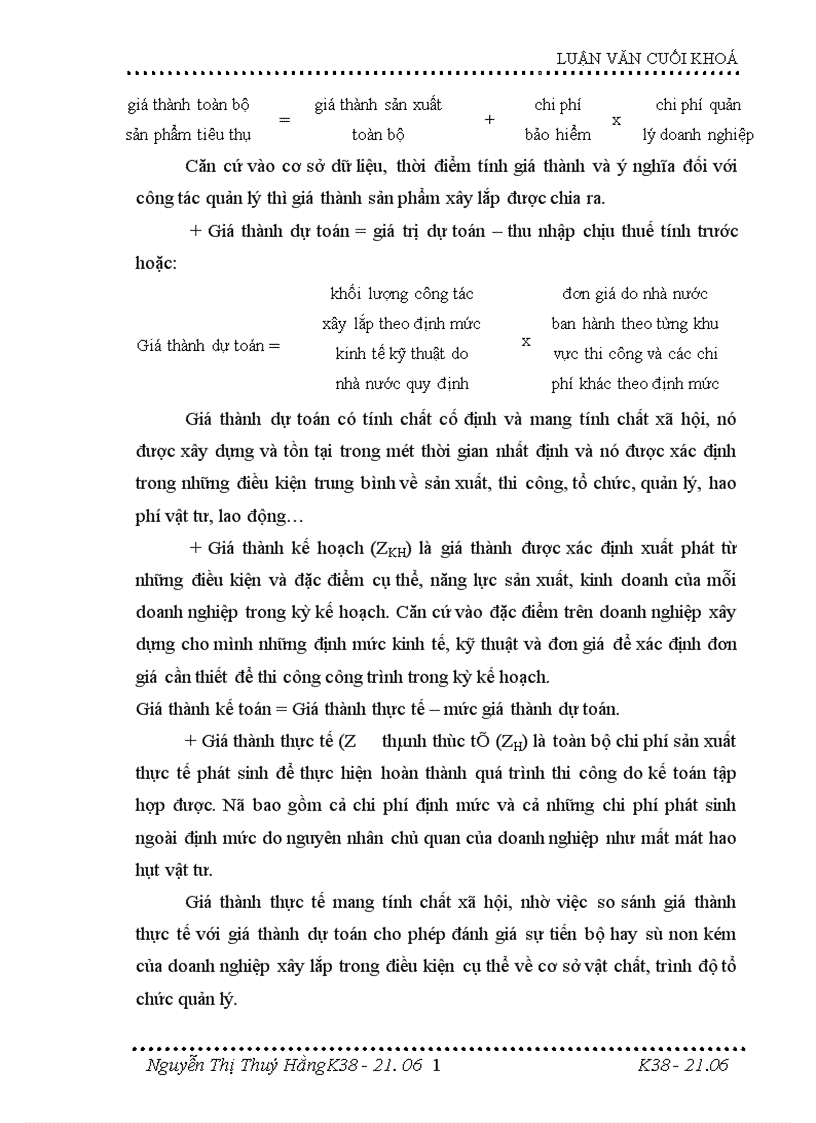 image for page Hoàn thiện kế toán tập hợp chi phí sản xuất và tính giá thành sản phẩm xây lắp tại Công ty xây dựng và phát triển đô thị 1