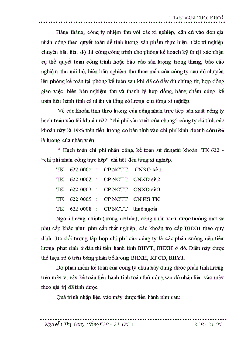 image for page Hoàn thiện kế toán tập hợp chi phí sản xuất và tính giá thành sản phẩm xây lắp tại Công ty xây dựng và phát triển đô thị 1