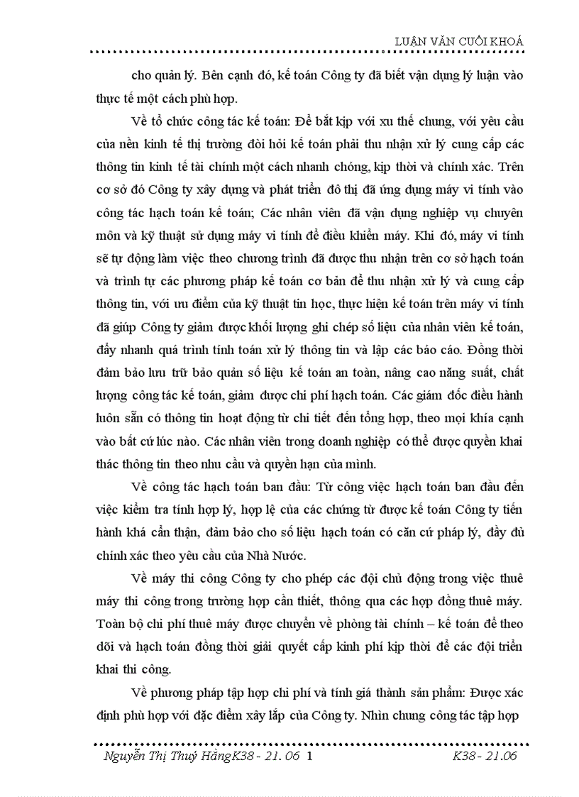 image for page Hoàn thiện kế toán tập hợp chi phí sản xuất và tính giá thành sản phẩm xây lắp tại Công ty xây dựng và phát triển đô thị 1