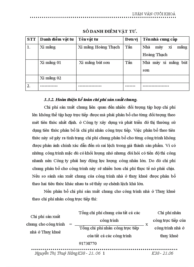 image for page Hoàn thiện kế toán tập hợp chi phí sản xuất và tính giá thành sản phẩm xây lắp tại Công ty xây dựng và phát triển đô thị 1