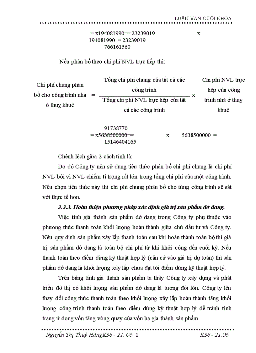 image for page Hoàn thiện kế toán tập hợp chi phí sản xuất và tính giá thành sản phẩm xây lắp tại Công ty xây dựng và phát triển đô thị 1