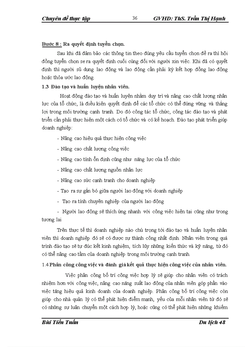 image for page Nâng cao chất lượng đội ngũ lao động của bộ phận bàn tại nhà hàng Hoa Sen 6 thuộc công ty cổ phần du lịch Kim Liên 1