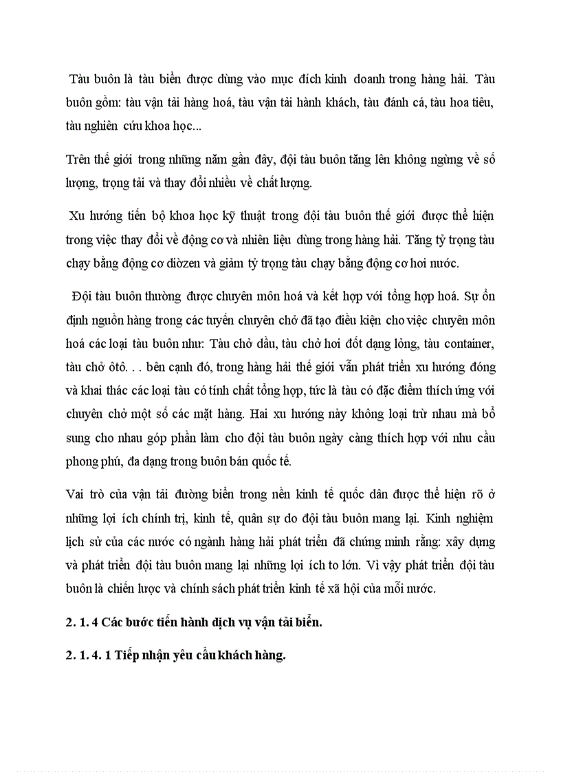 image for page Thực trạng dịch vụ vận tải biển của công ty Vinashin New World 1