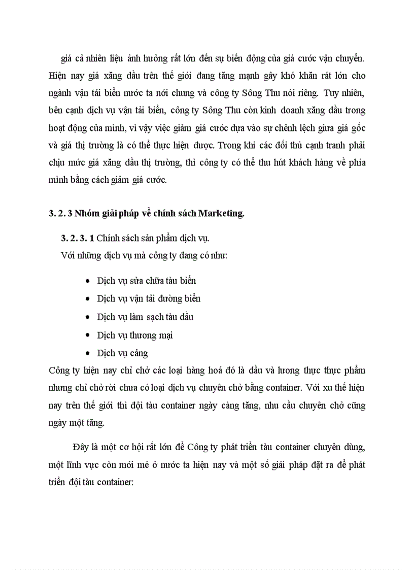 image for page Thực trạng dịch vụ vận tải biển của công ty Vinashin New World 1