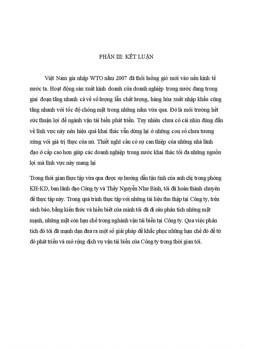 image for page Thực trạng dịch vụ vận tải biển của công ty Vinashin New World 1